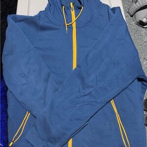 Jordan Blue Jacket with Yellow Accents